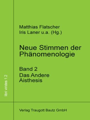 cover image of Neue Stimmen der Phänomenologie, Band 2